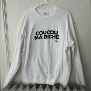 BKR White Sweatshirt
